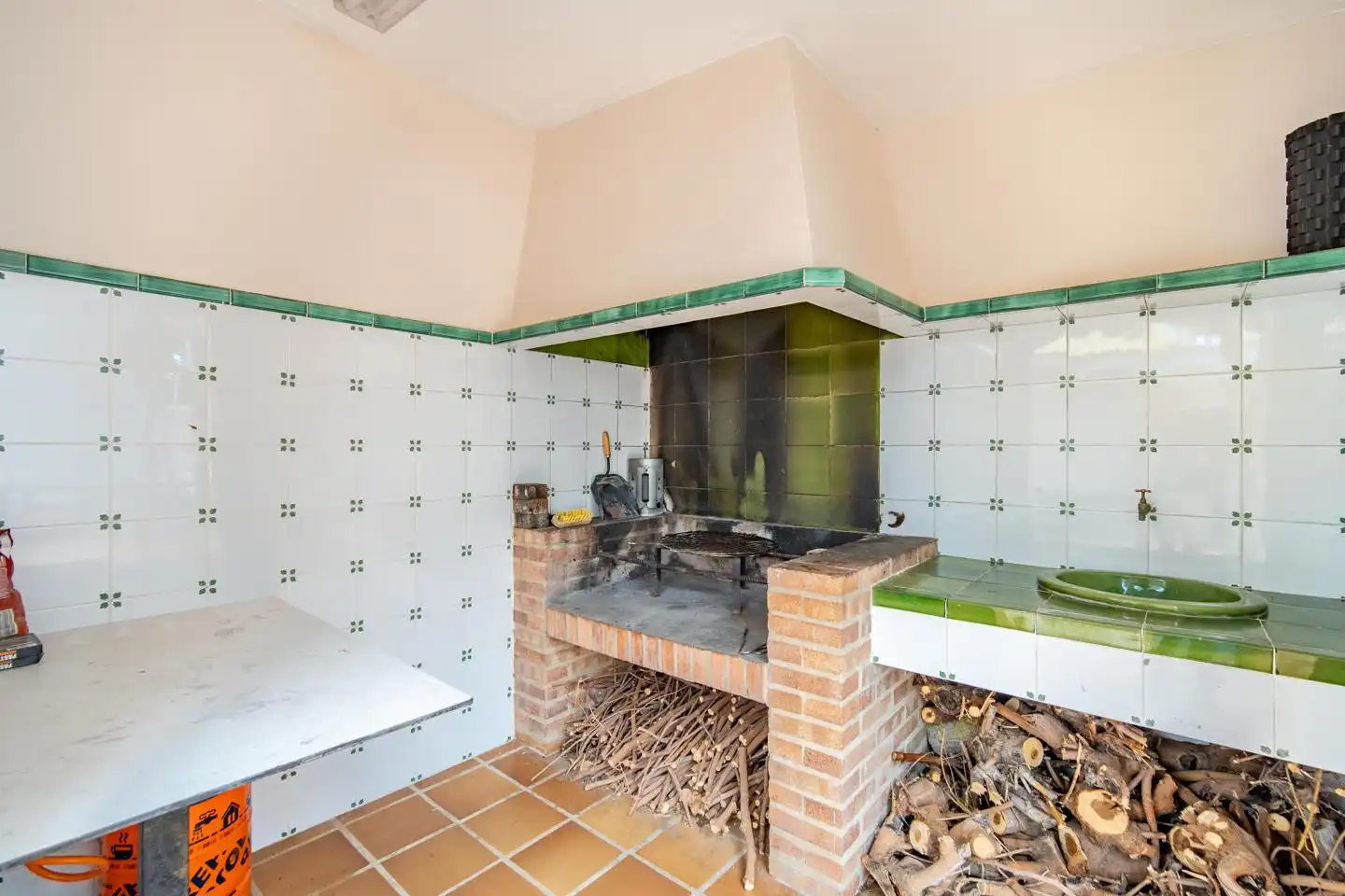 Küche von Haus oder Chalet zum Verkauf in Bétera mit Klimaanlage, Heizung und Privatgarten