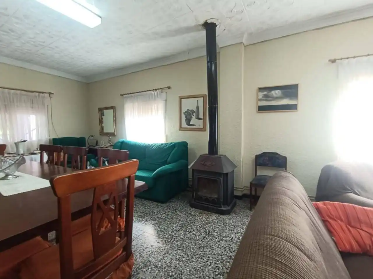 Wohnzimmer von Haus oder Chalet zum Verkauf in Elda mit Heizung und Schwimmbad