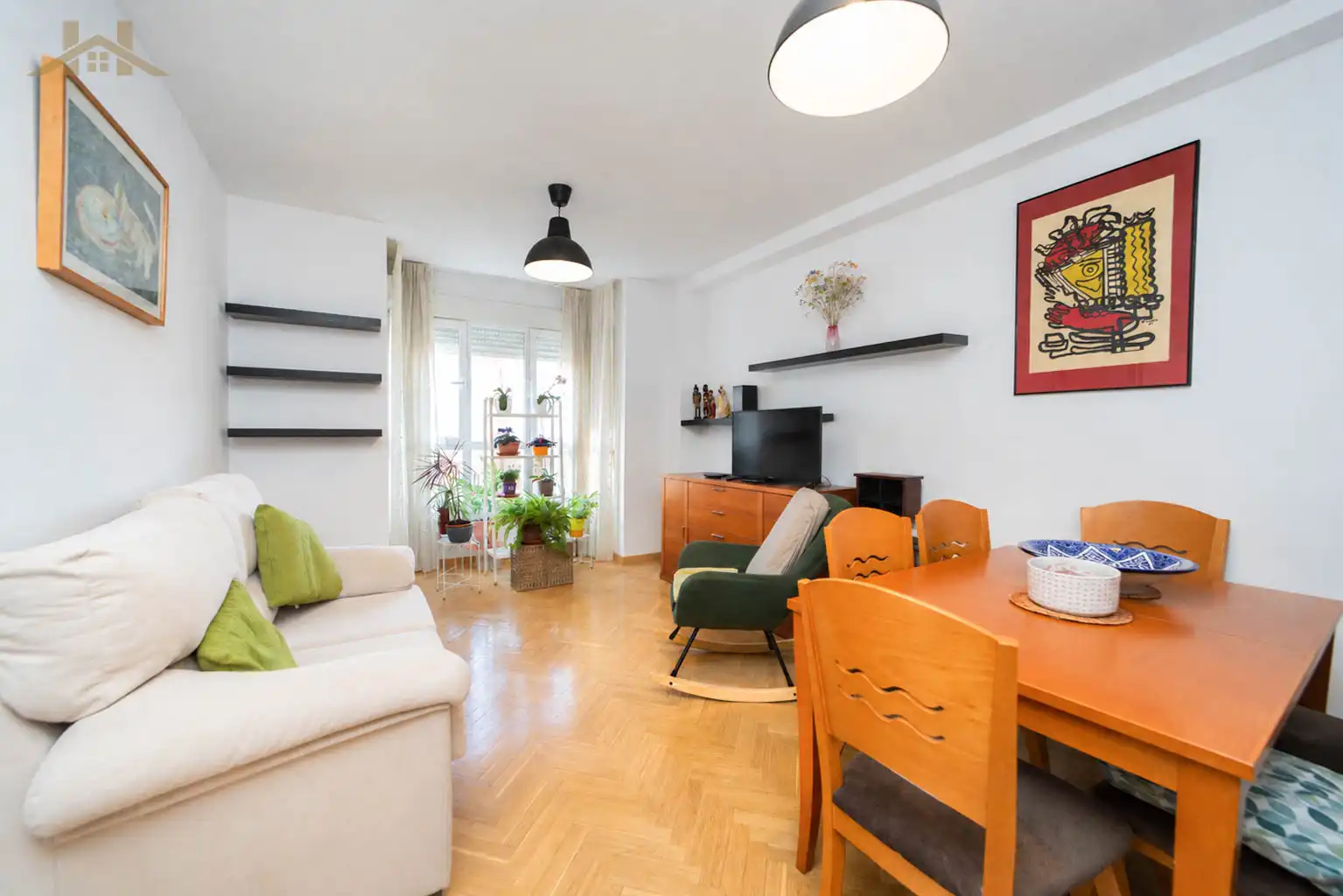 Wohnzimmer von Wohnung zum Verkauf in Alcorcón mit Abstellraum, Ofen und Balkon