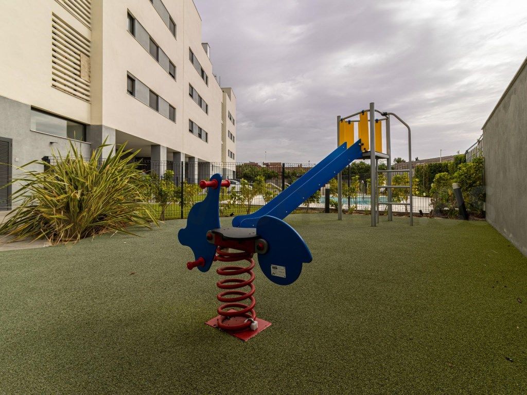 Vista exterior de Piso en venta en Jerez de la Frontera con Aire acondicionado, Piscina y Piscina comunitaria