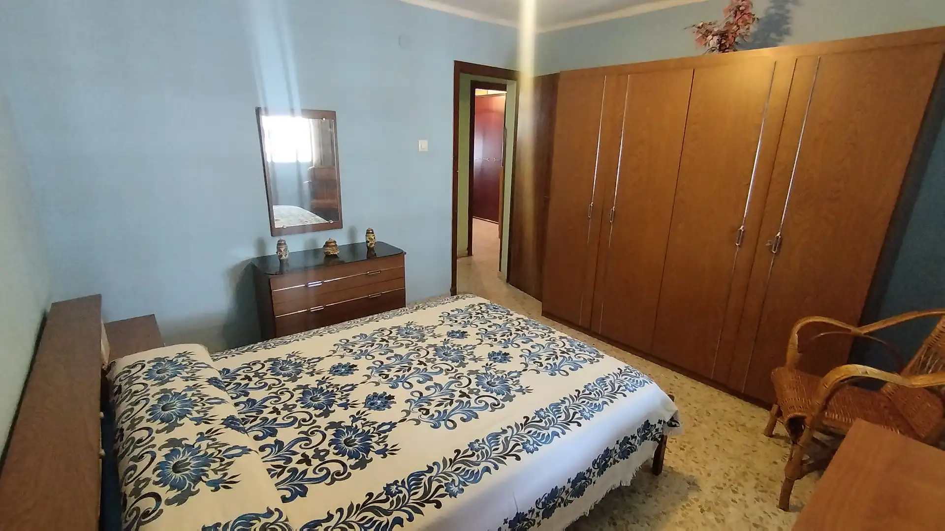 Bedroom of Flat for sale in Sevilla  with Air Conditioner and Terrace