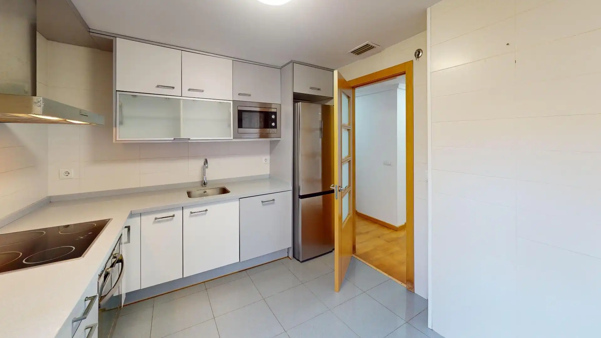 Küche von Wohnung zum Verkauf in Valencia mit Klimaanlage, Parkett und Gemeinschaftspool