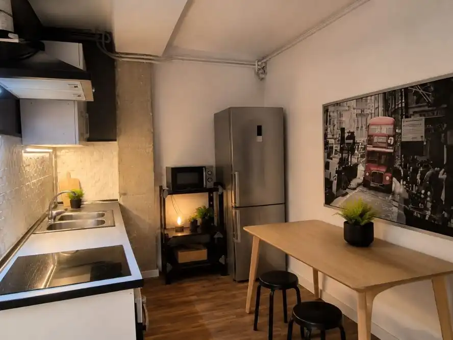 Küche von Büro zur Miete in Barcelona mit Klimaanlage, Heizung und Terrasse