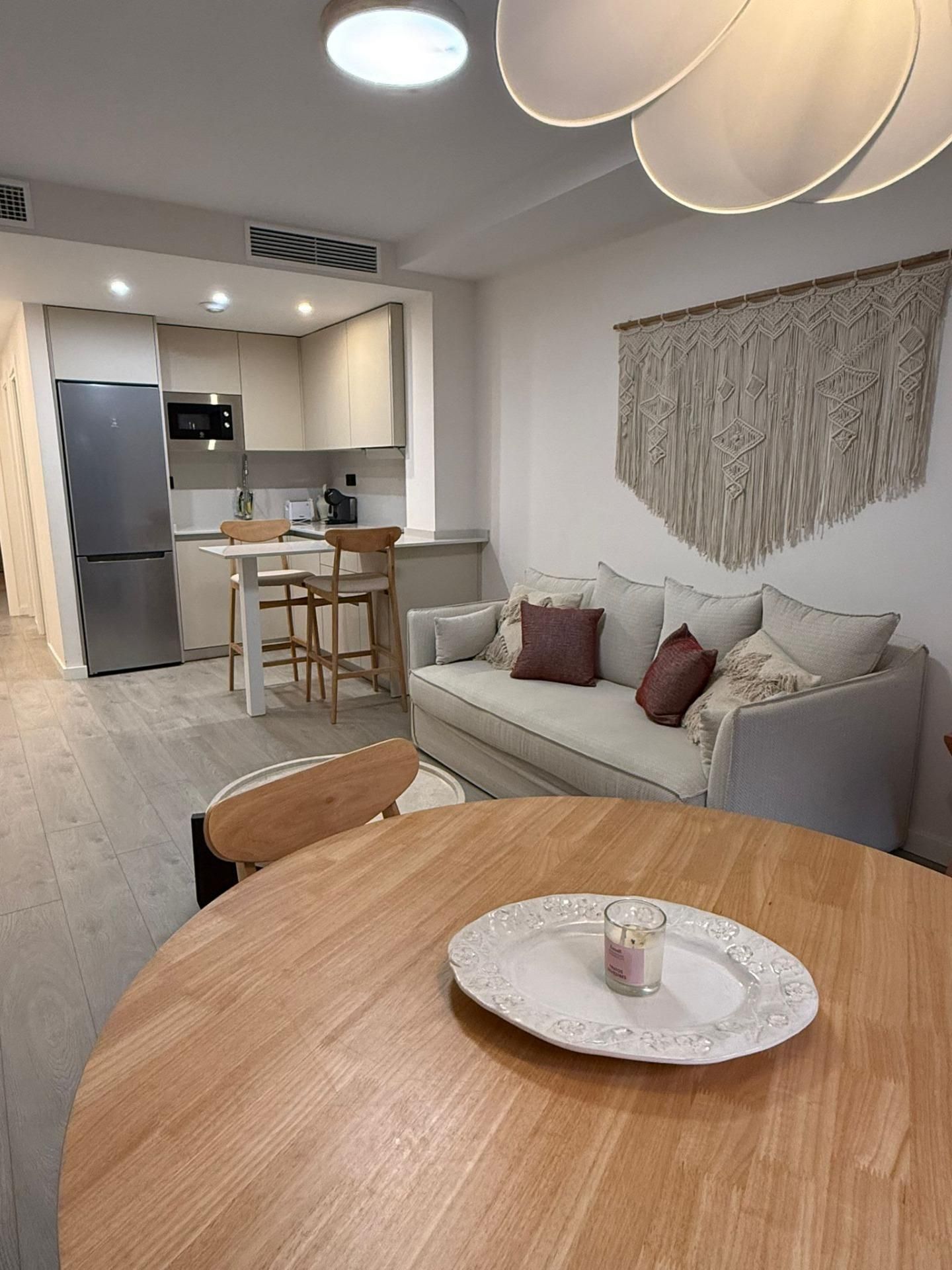 Living room of Apartment for sale in Málaga Capital  with Air Conditioner, Storage room and Furnished