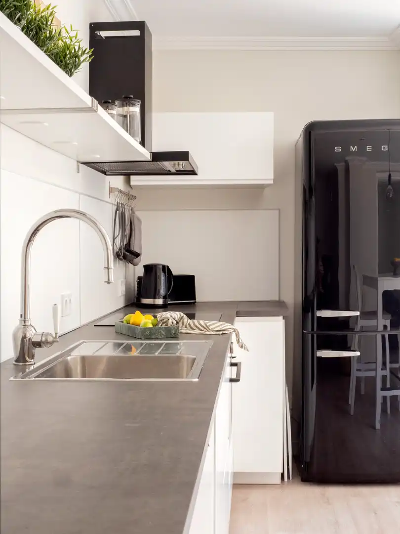 Cuina de Apartament en venda en  Palma de Mallorca amb Aire condicionat, Terrassa i Piscina