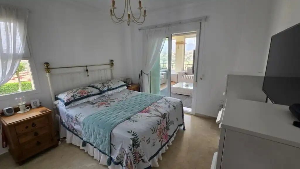 Schlafzimmer von Wohnungen zum Verkauf in Mijas mit Klimaanlage, Terrasse und Schwimmbad