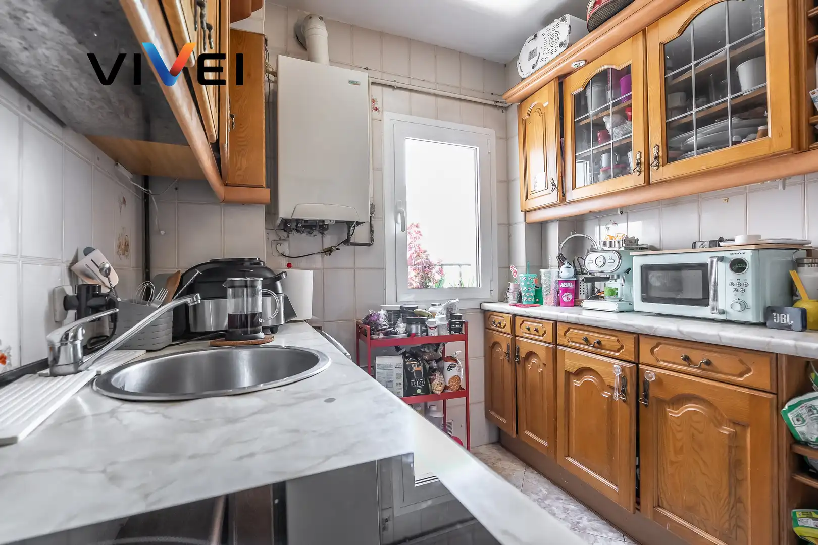 Kitchen of Flat for sale in Madrid  with Heating