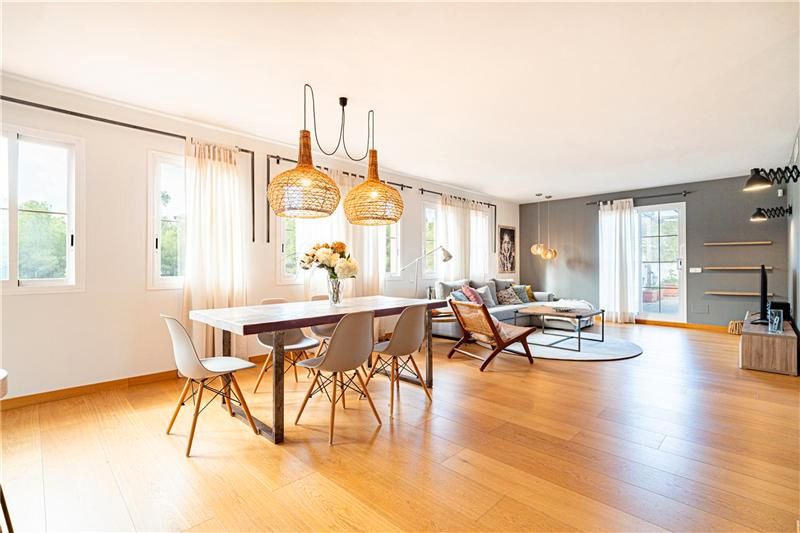 Dining room of Attic for sale in  Palma de Mallorca  with Air Conditioner, Terrace and Community pool