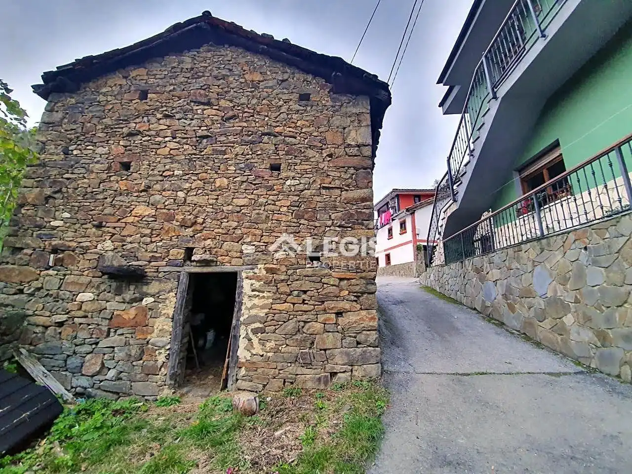 Vista exterior de Casa o chalet en venta en Aller con Terraza
