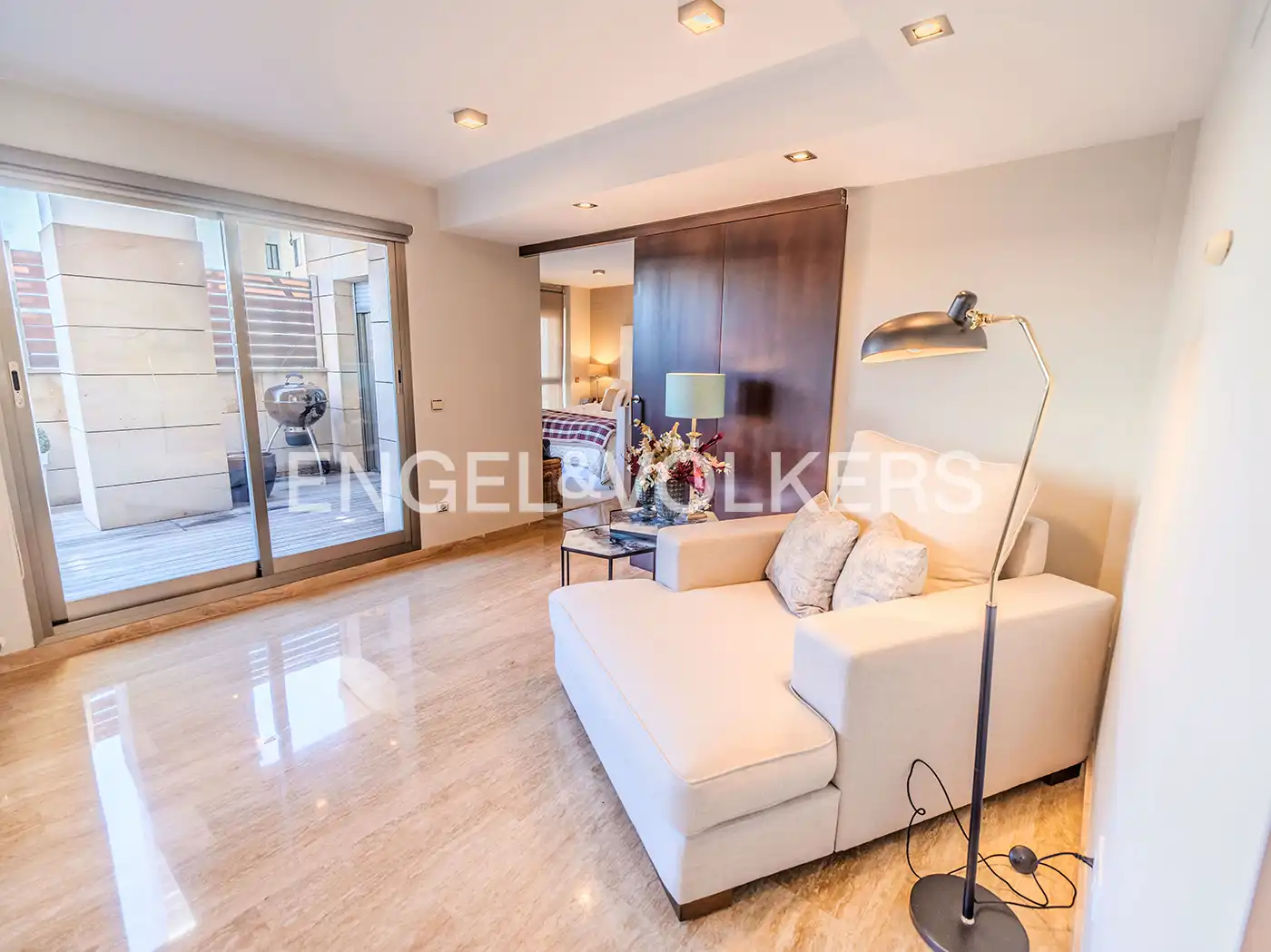 Sala d'estar de Àtic en venda en Alicante / Alacant amb Aire condicionat, Calefacció i Terrassa