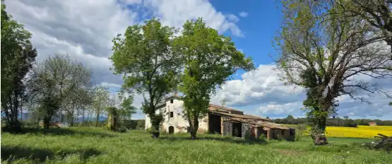 Vista exterior de Finca rústica en venda en Caldes de Malavella