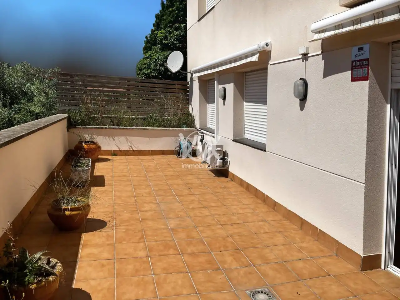 Terrace of Flat for sale in Sant Andreu de Llavaneres  with Air Conditioner, Heating and Parquet flooring