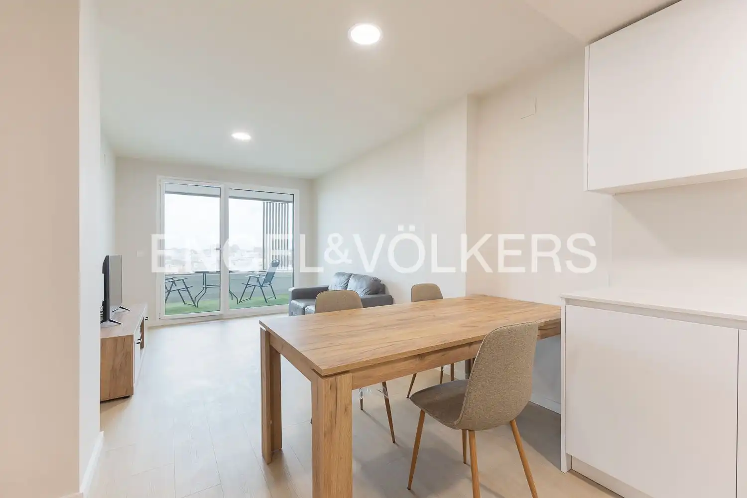 Sala d'estar de Pis de lloguer en Valencia amb Aire condicionat, Calefacció i Terrassa