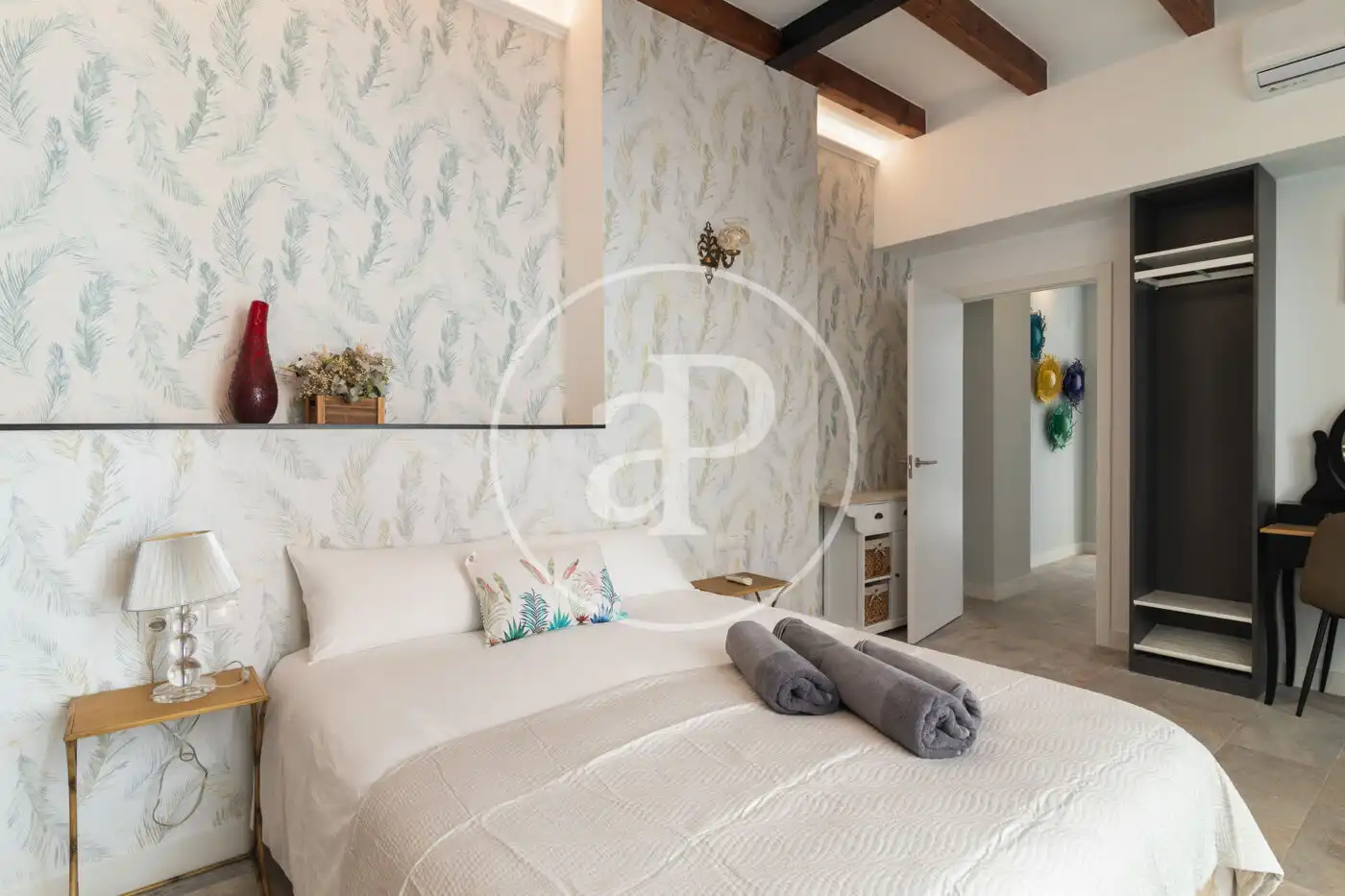 Schlafzimmer von Wohnung zum Verkauf in Valencia mit Klimaanlage, Heizung und Terrasse