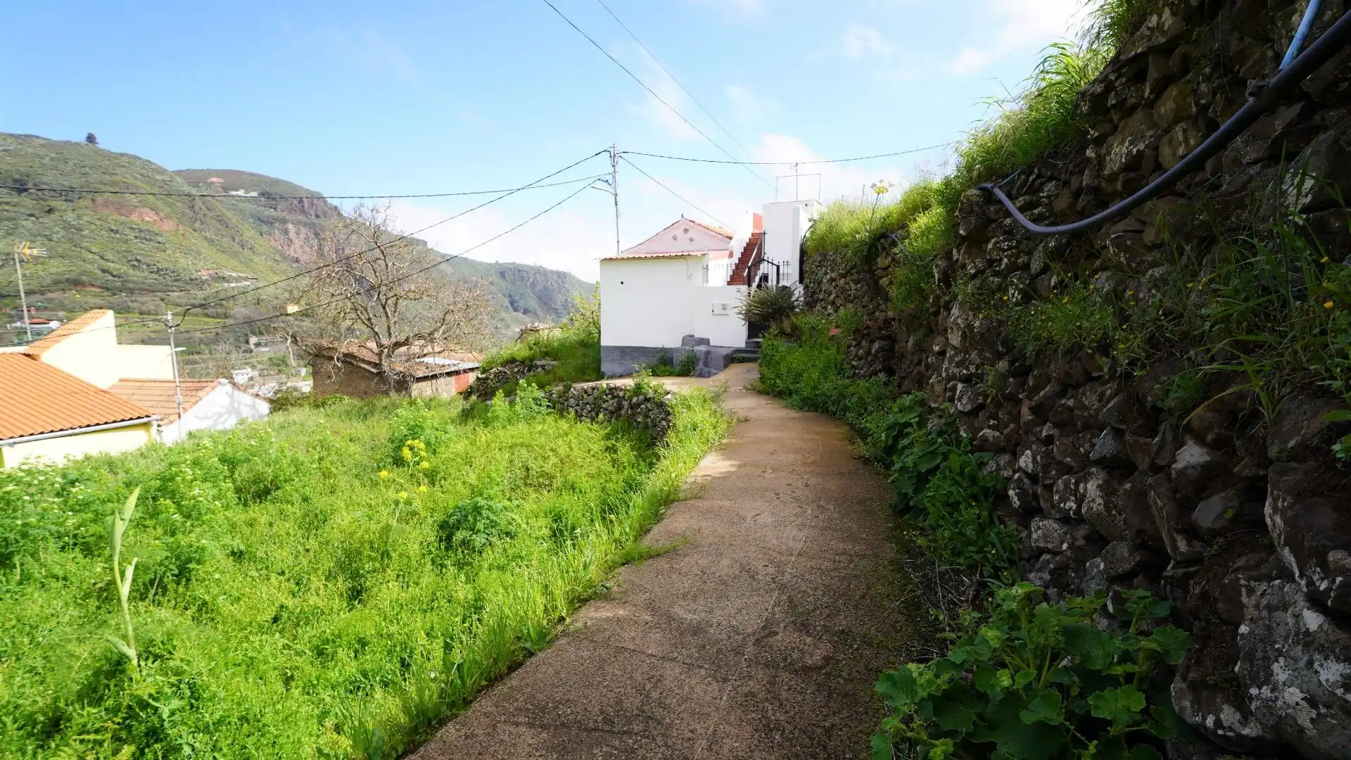 Vista exterior de Casa o chalet en venta en Vega de San Mateo con Amueblado