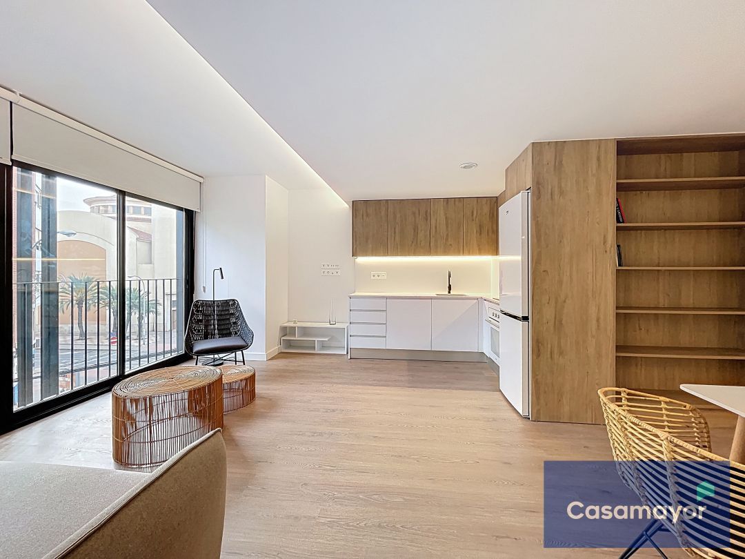 Living room of Flat for sale in Alicante / Alacant  with Air Conditioner, Heating and Storage room