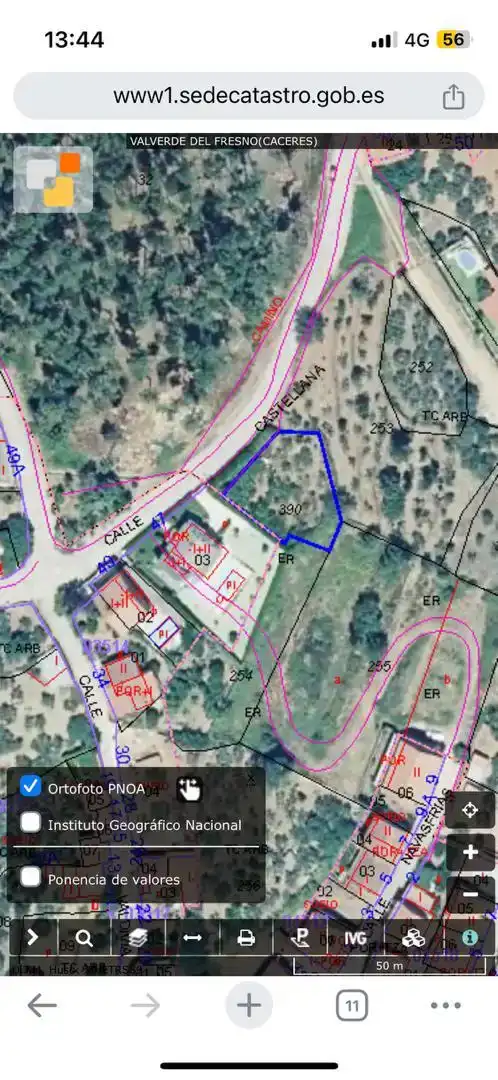 Terreno en venta en Valverde del Fresno
