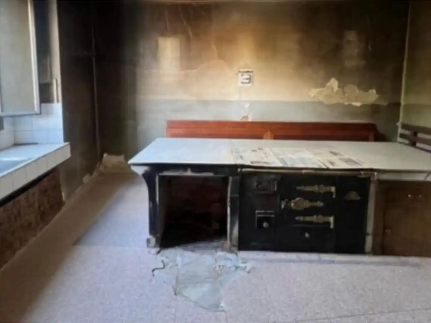 Cocina de Casa adosada en venta en Lugo con Jardín privado
