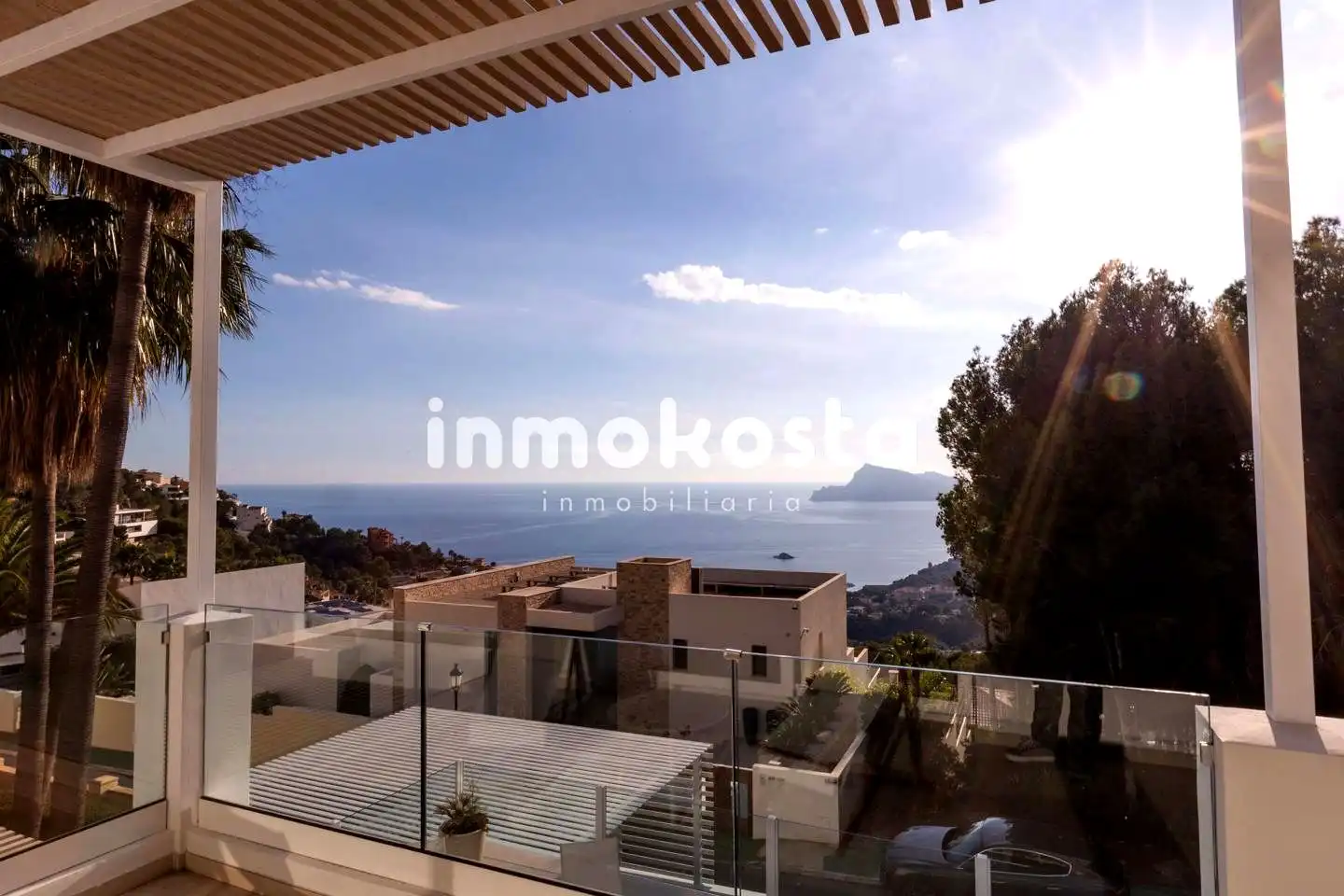 Vista exterior de Casa o chalet en venta en Altea con Aire acondicionado, Jardín privado y Terraza