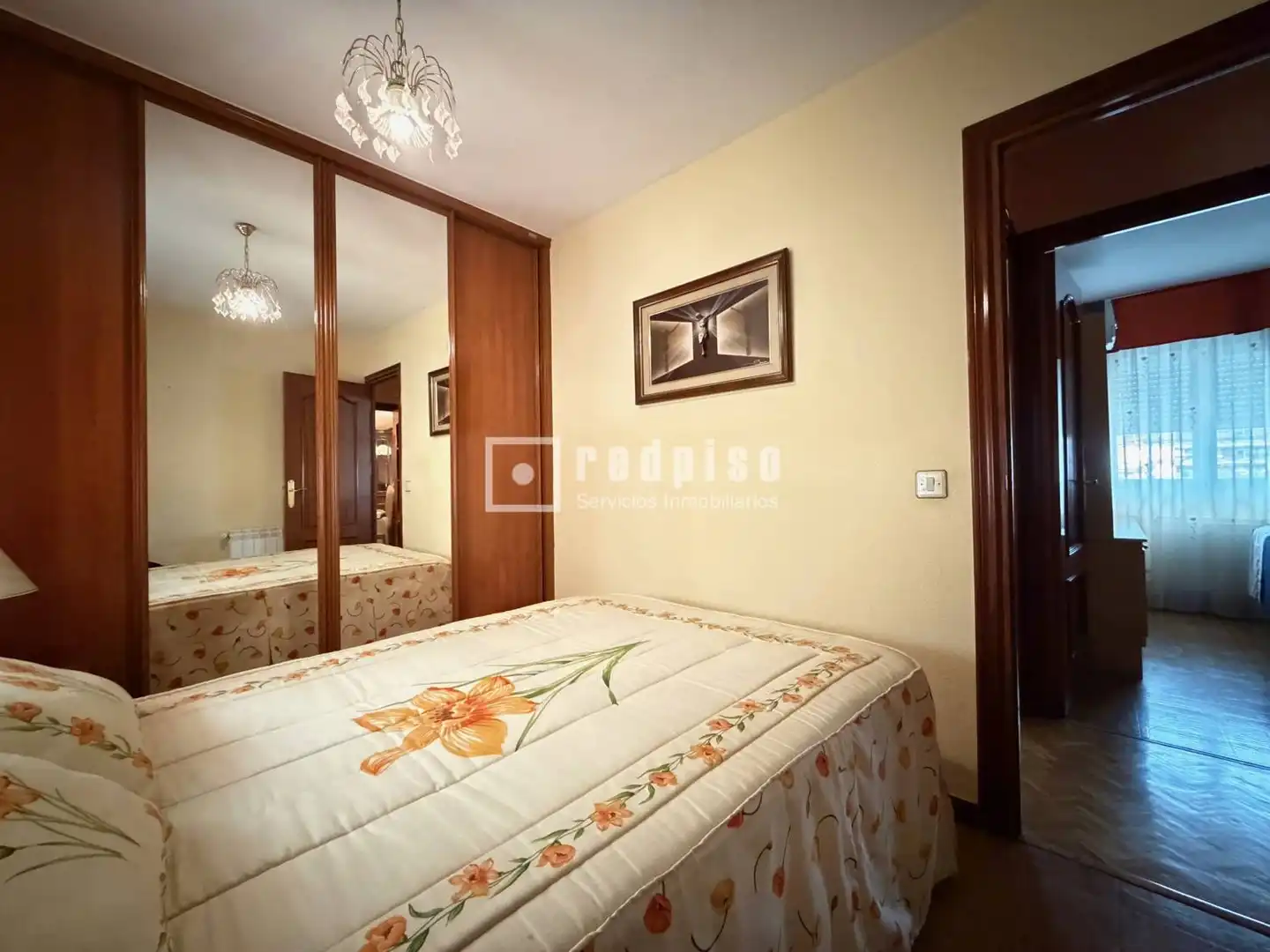 Schlafzimmer von Wohnung zum Verkauf in Leganés mit Heizung, Parkett und Terrasse