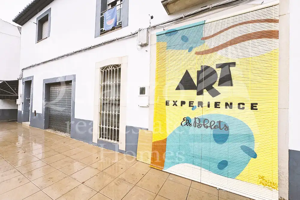 Exterior view of Flat for sale in Els Poblets  with Heating, Terrace and Furnished