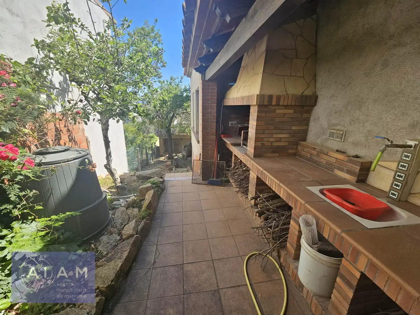 Terraza de Casa o chalet en venta en Malgrat de Mar con Calefacción y Jardín privado