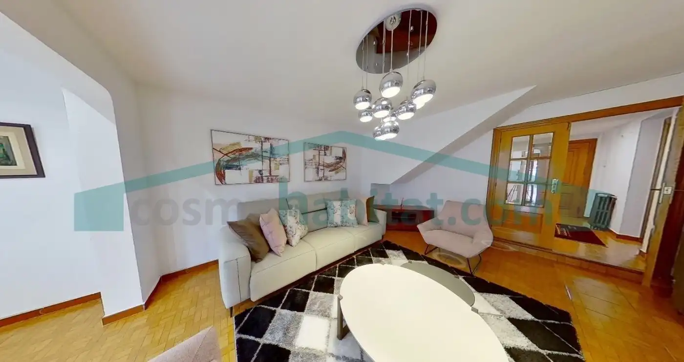 Sala d'estar de Casa adosada de lloguer en La Cañada
