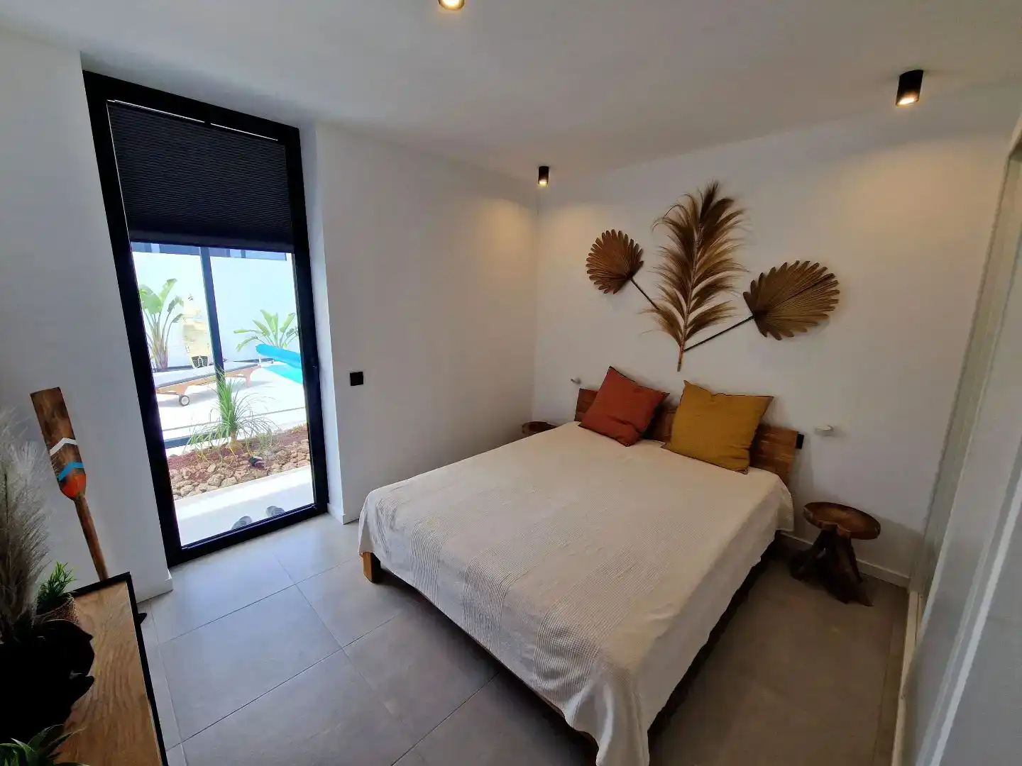 Schlafzimmer von Wohnung zum Verkauf in La Oliva mit Klimaanlage, Privatgarten und Schwimmbad