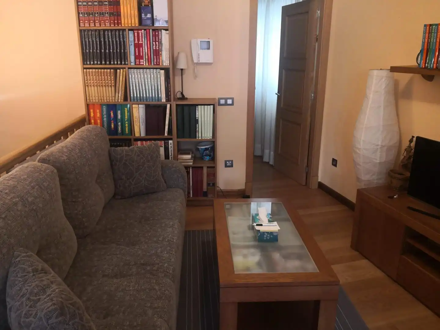 Sala de estar de Piso en venta en Malpica de Bergantiños con Calefacción y Jardín privado