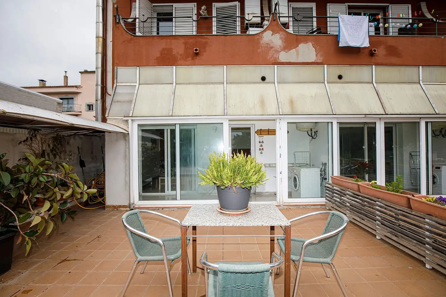 Terrassa de Pis de lloguer en Girona amb Aire condicionat i Terrassa