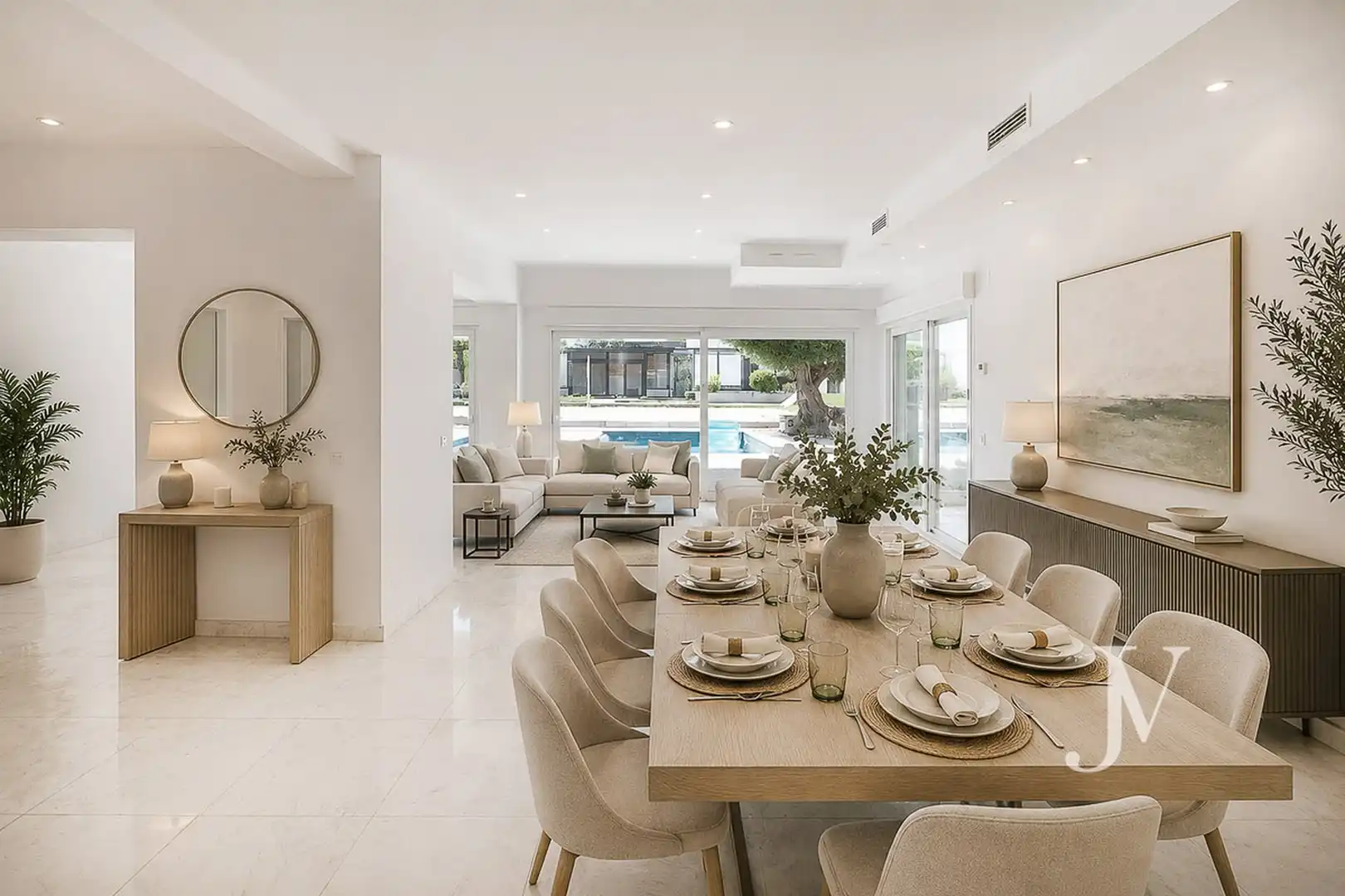 Comedor de Casa o chalet en venta en La Moraleja con Aire acondicionado, Calefacción y Jardín privado
