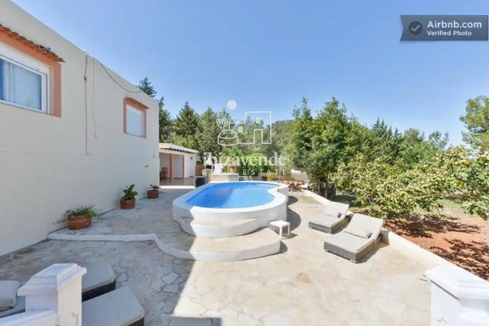 Jardí de Casa o xalet de lloguer en Sant Josep de sa Talaia amb Aire condicionat, Calefacció i Terrassa