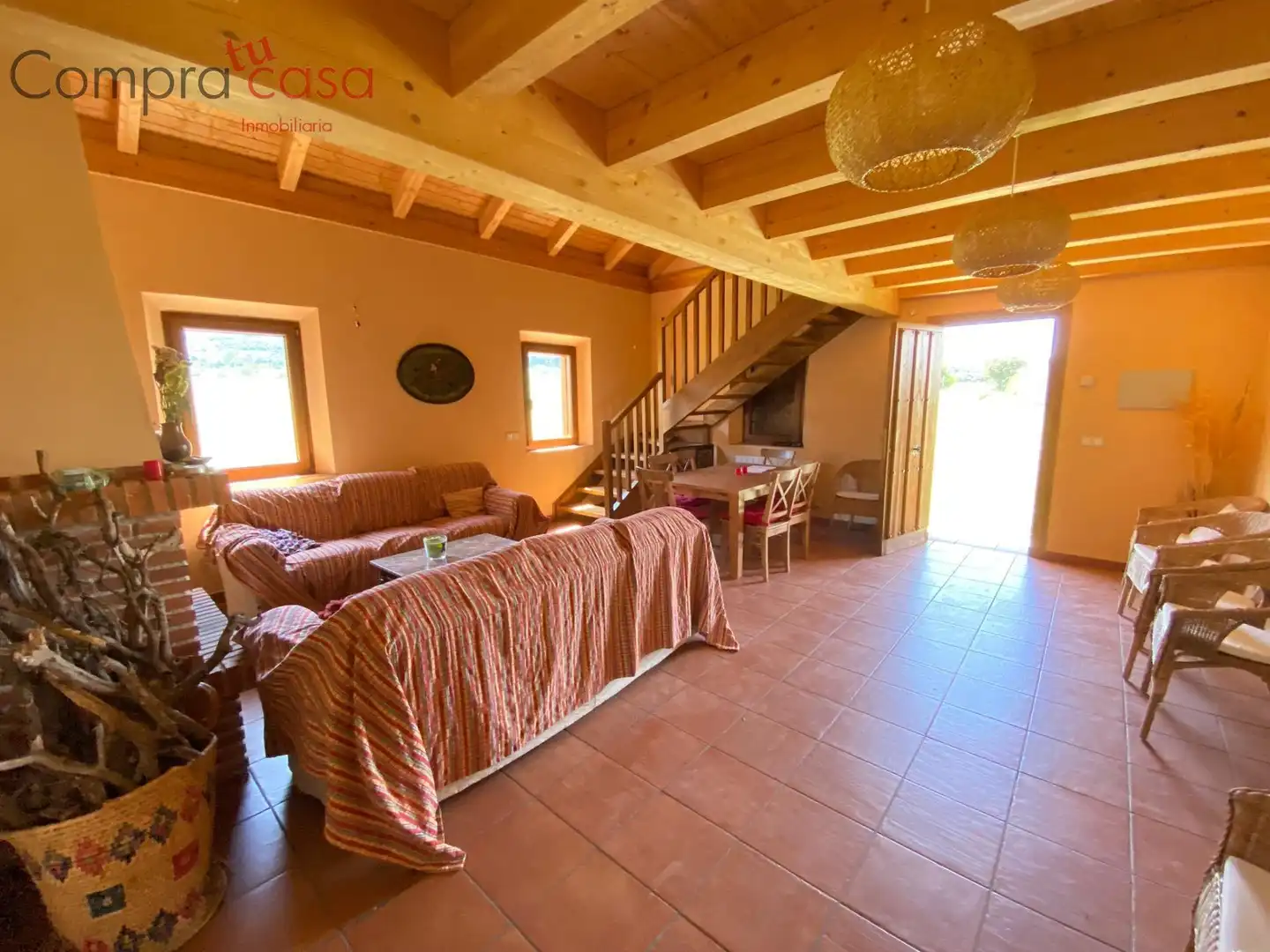 Sala de estar de Finca rústica en venta en Cercedilla con Calefacción