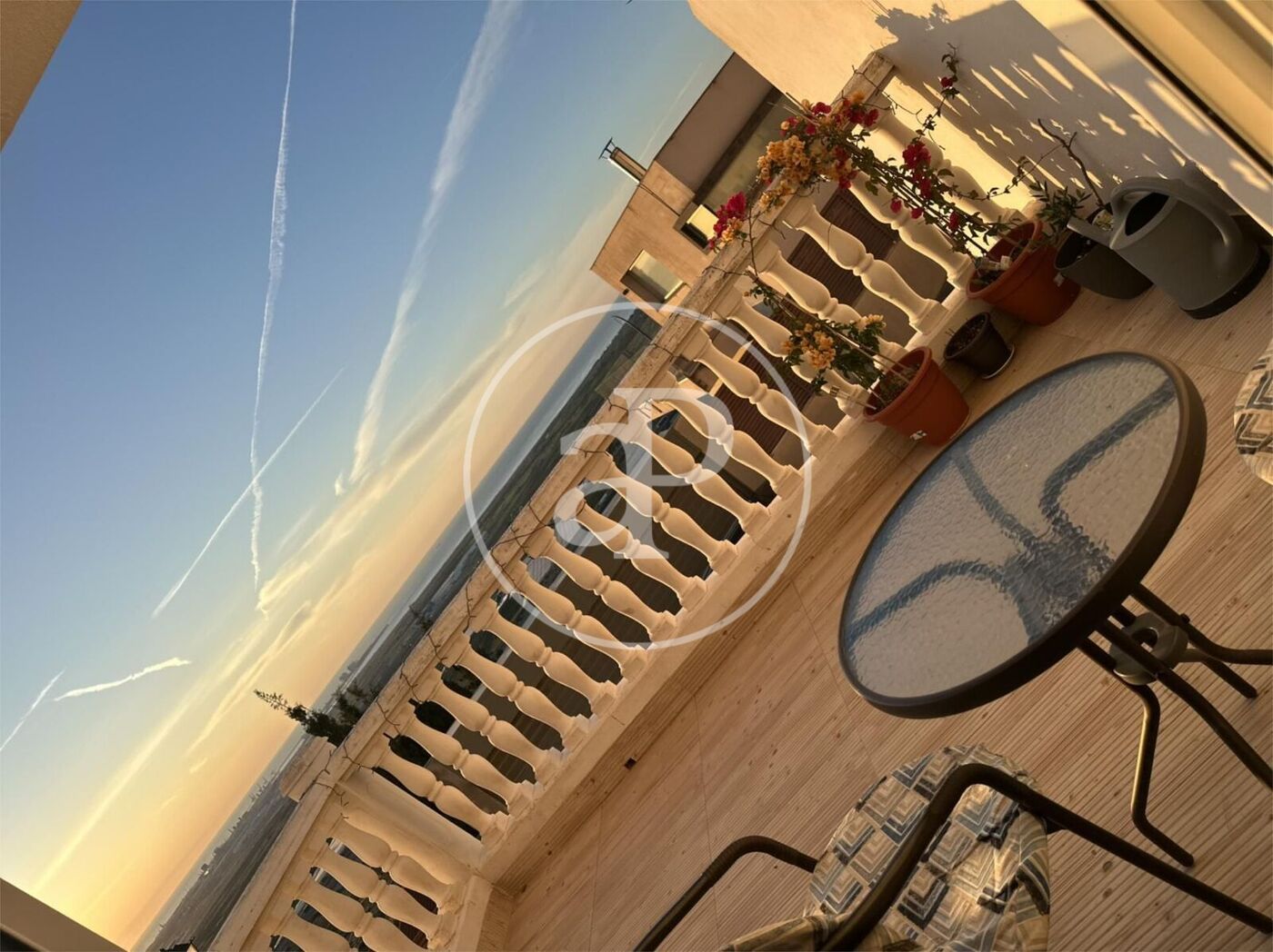 Terrassa de Casa adosada de lloguer en Sagunto / Sagunt amb Aire condicionat, Calefacció i Terrassa
