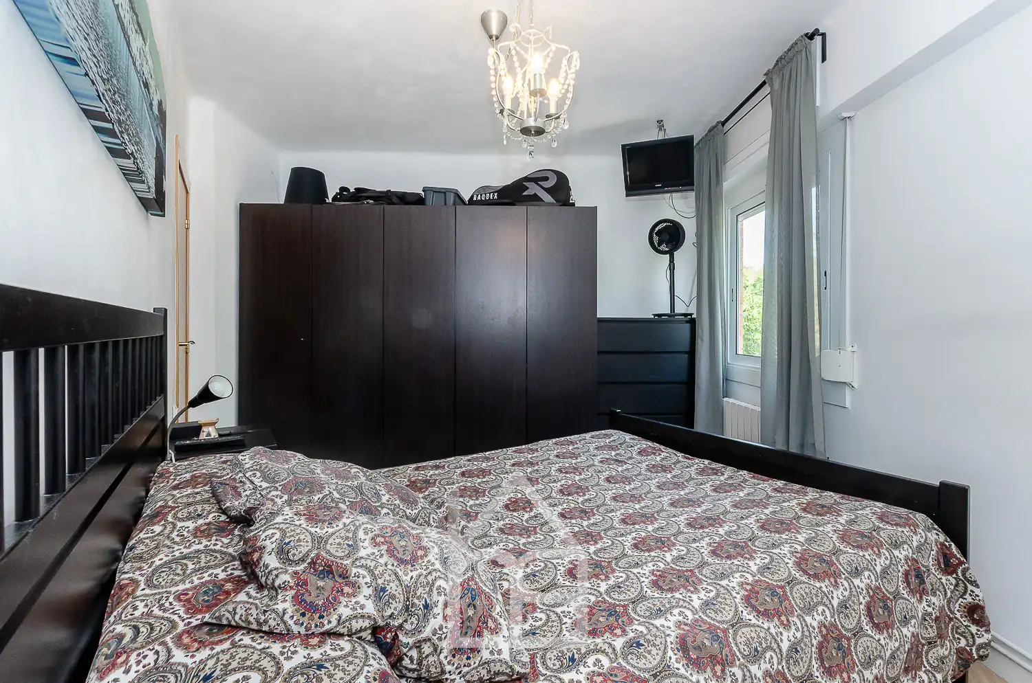 Bedroom of Flat for sale in Cornellà de Llobregat  with Air Conditioner, Heating and Parquet flooring