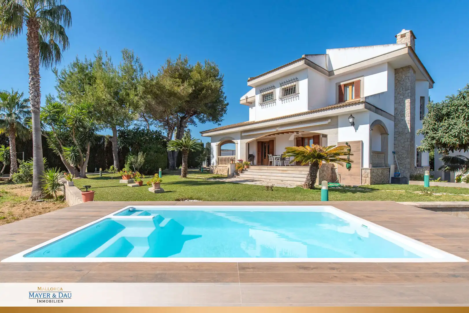 Piscina de Finca rústica en venta en Lloseta con Aire acondicionado, Calefacción y Parquet