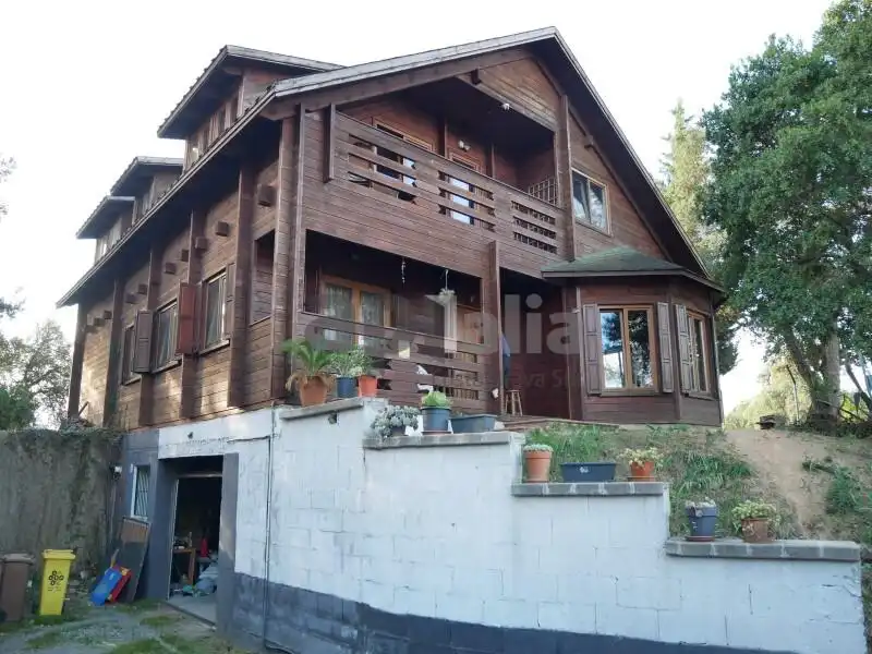 Vista exterior de Casa o chalet en venta en Sils con Jardín privado, Terraza y Piscina