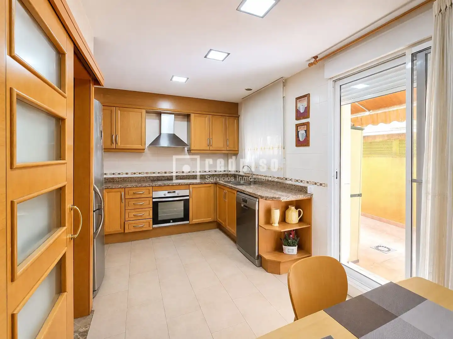 Cocina de Casa o chalet en venta en Xirivella con Aire acondicionado, Calefacción y Terraza