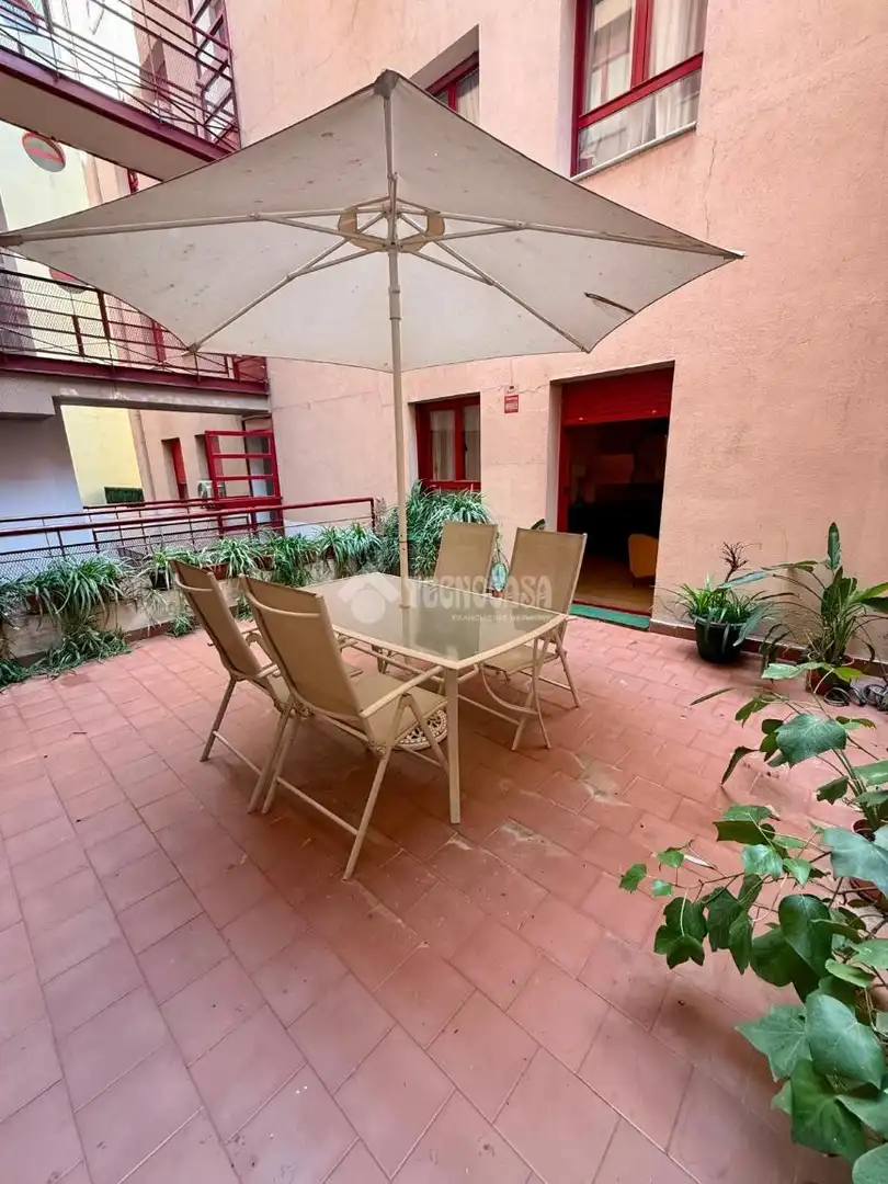Terraza de Estudio de alquiler en Madrid con Aire acondicionado y Terraza