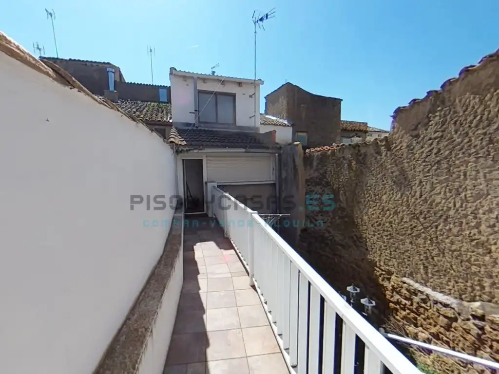 Vista exterior de Casa o chalet en venta en Sádaba con Terraza y Amueblado