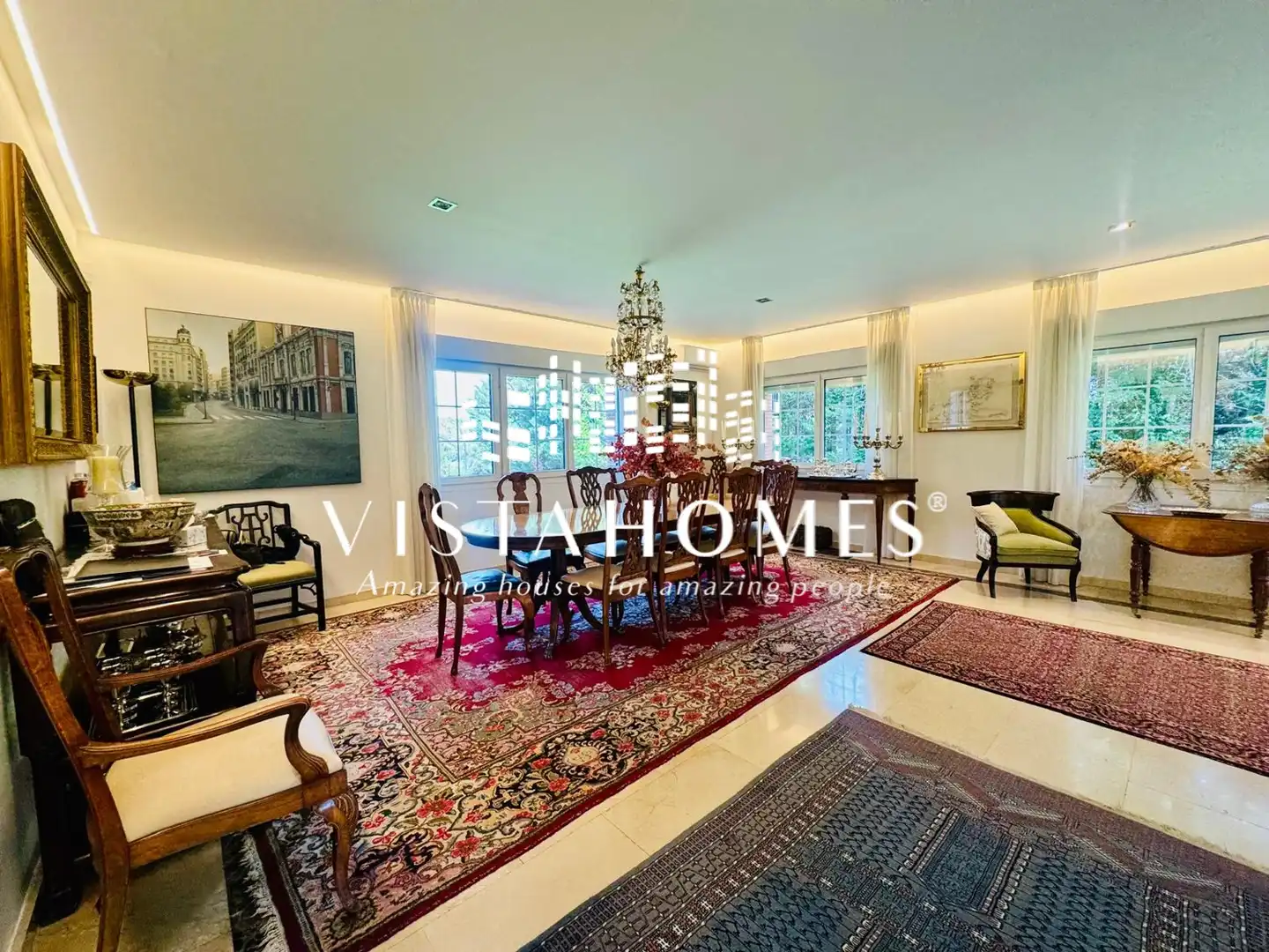 Dining room of Houses for sale in Ciudalcampo  with Air Conditioner, Heating and Private garden
