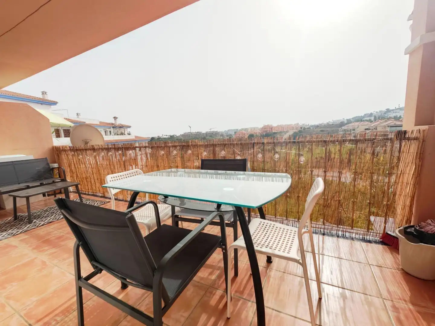 Terrace of Ground floor for rent in Mijas  with Air Conditioner, Private garden and Terrace