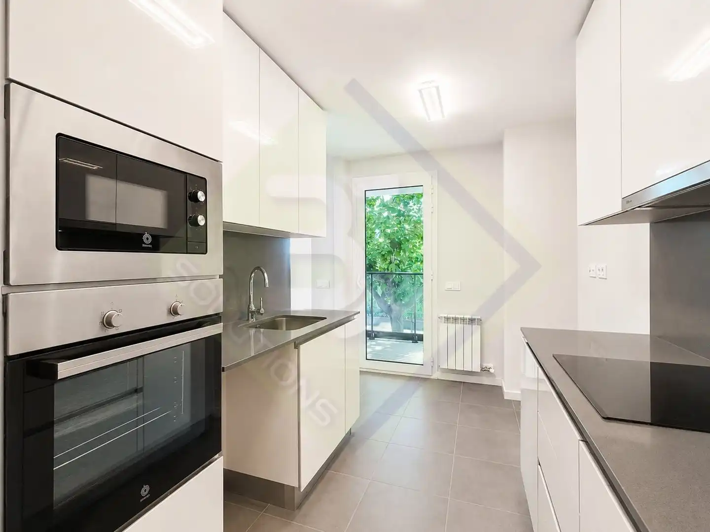 Cocina de Piso de alquiler en Mataró con Aire acondicionado, Calefacción y Parquet