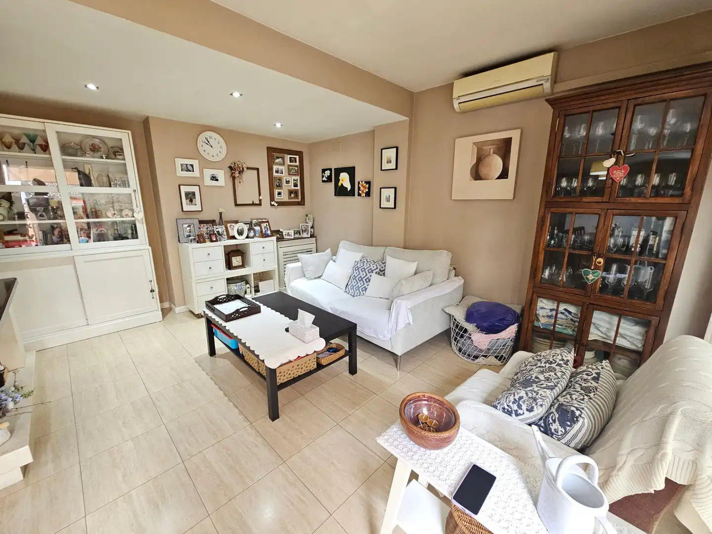 Sala de estar de Ático en venta en Sabadell con Aire acondicionado, Calefacción y Parquet