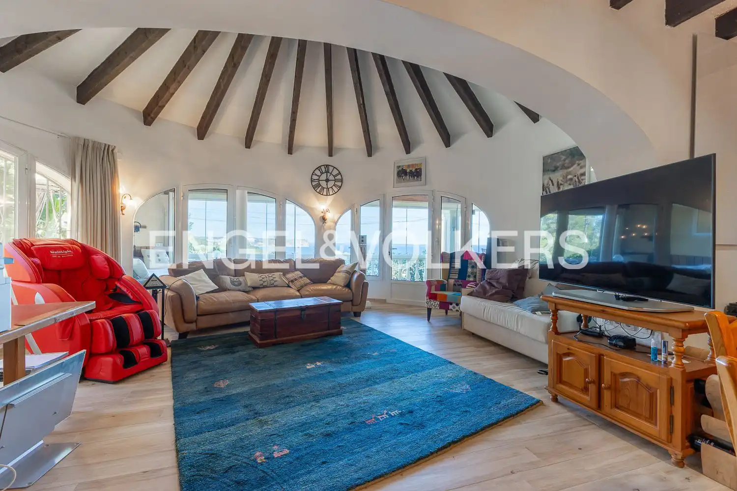 Sala de estar de Casa o chalet en venta en Jávea / Xàbia con Aire acondicionado, Calefacción y Jardín privado