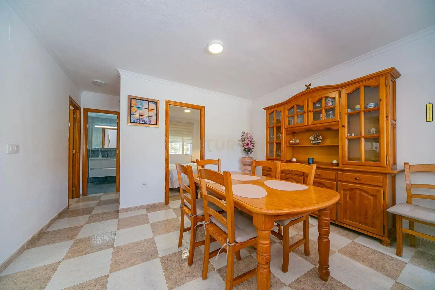 Menjador de Apartament de lloguer en Calpe / Calp amb Piscina comunitària
