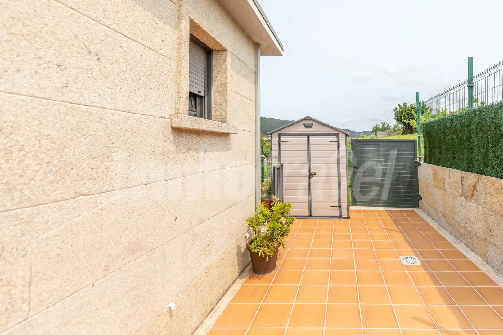 Terraza de Casa o chalet en venta en Sanxenxo con Calefacción, Jardín privado y Parquet