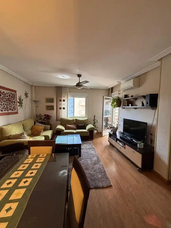 Sala de estar de Piso en venta en Plasencia con Aire acondicionado y Terraza