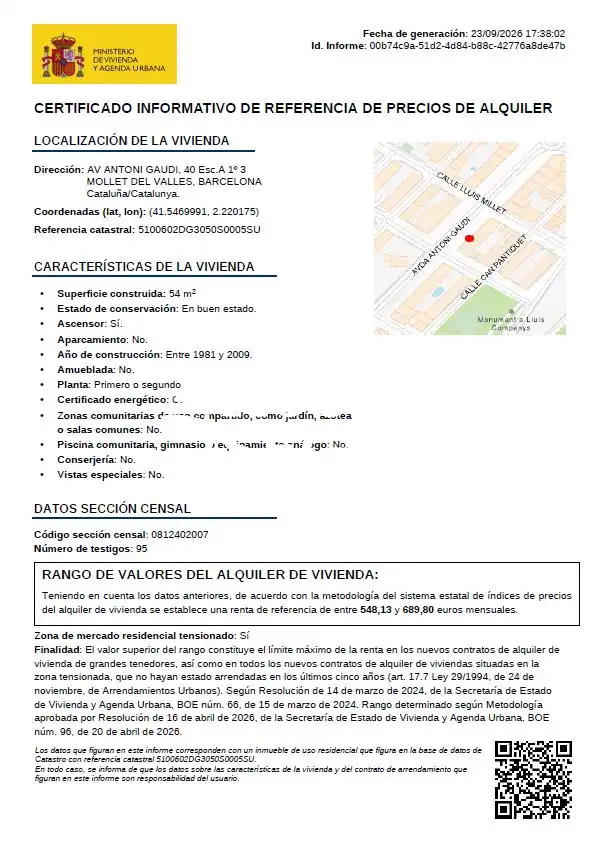 Flat with lift to rent in d'Antoni Gaudi, imagen 16