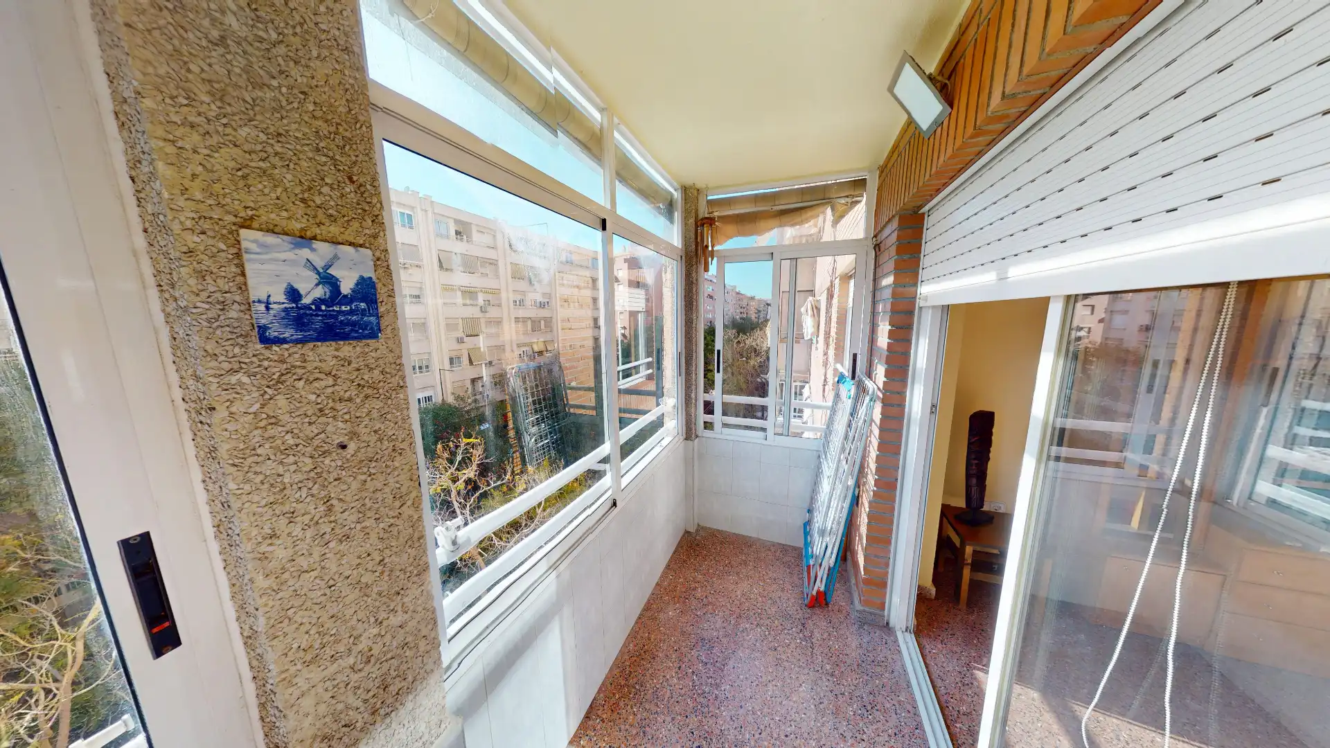 Terrasse von Wohnung zum Verkauf in Alicante / Alacant mit Klimaanlage und Balkon